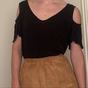 Free w/ Bundle Free People cold shoulder blouse